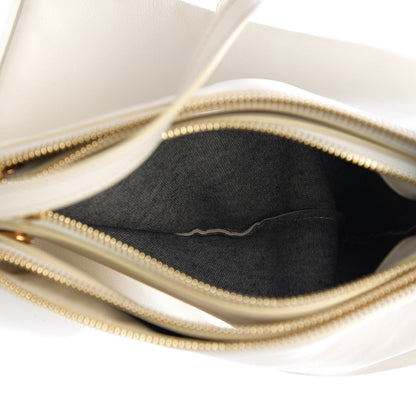 Celine Lambskin Small Trio Crossbody Bag White 4 of 8