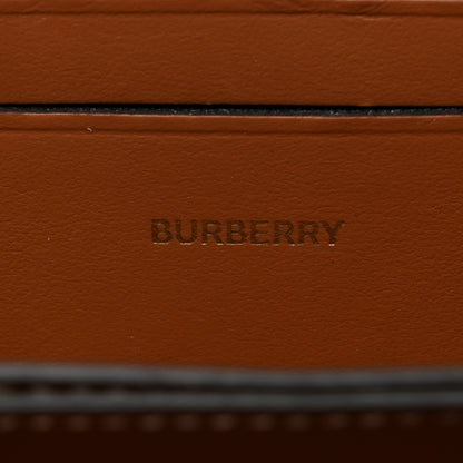 Burberry E-Canvas Vintage Check Mini Zip Around Wallet Birch Brown 6 of 8