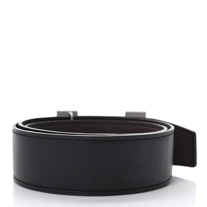 Hermes Swift Togo 32mm Constance H Belt 100 40 Black Chocolate 2 of 4