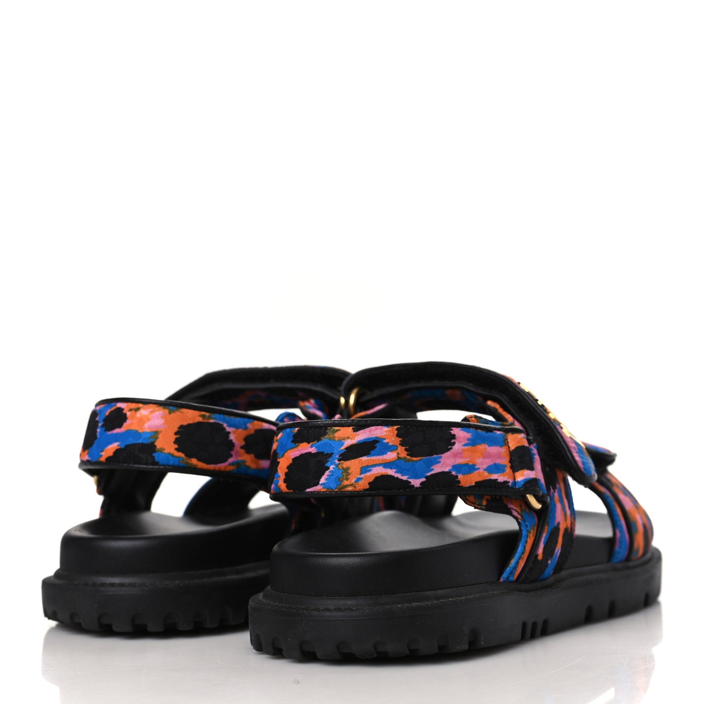 Technical Fabric Mizza Print DiorAct Sandals 36 Multicolor