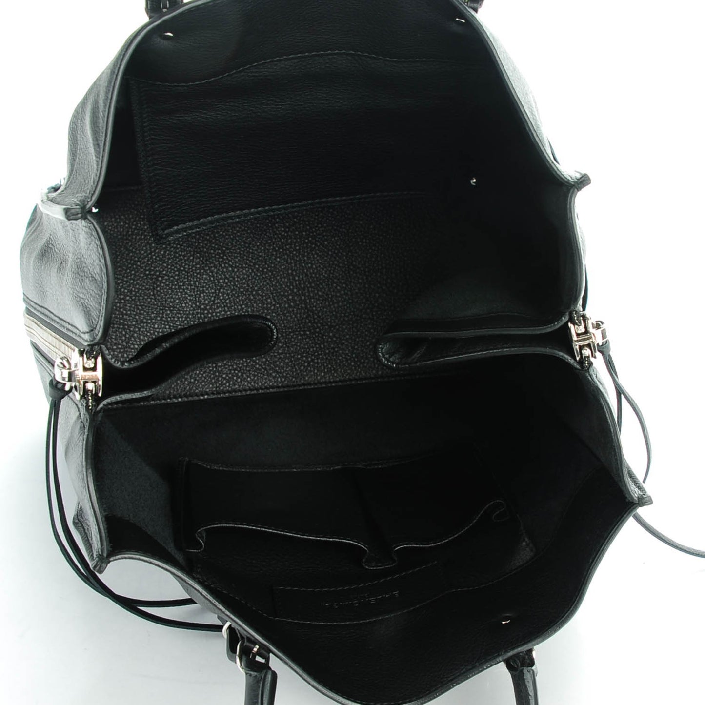 Calfskin Papier A5 Zip Around Tote Black