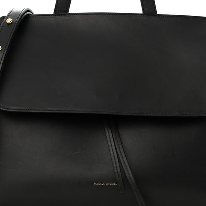 Mansur Gavriel Calfskin Lady Bag Black Flamma 9 of 15