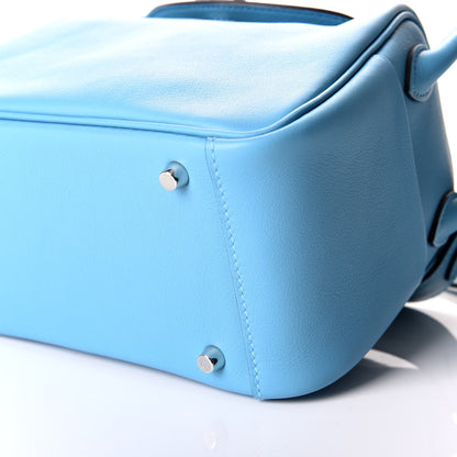 Hermes Swift Mini Lindy 20 Bleu Du Nord 6 of 9