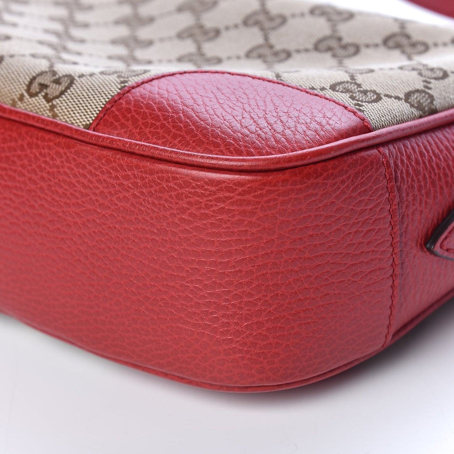 Monogram Mini Bree Messenger Bag Red