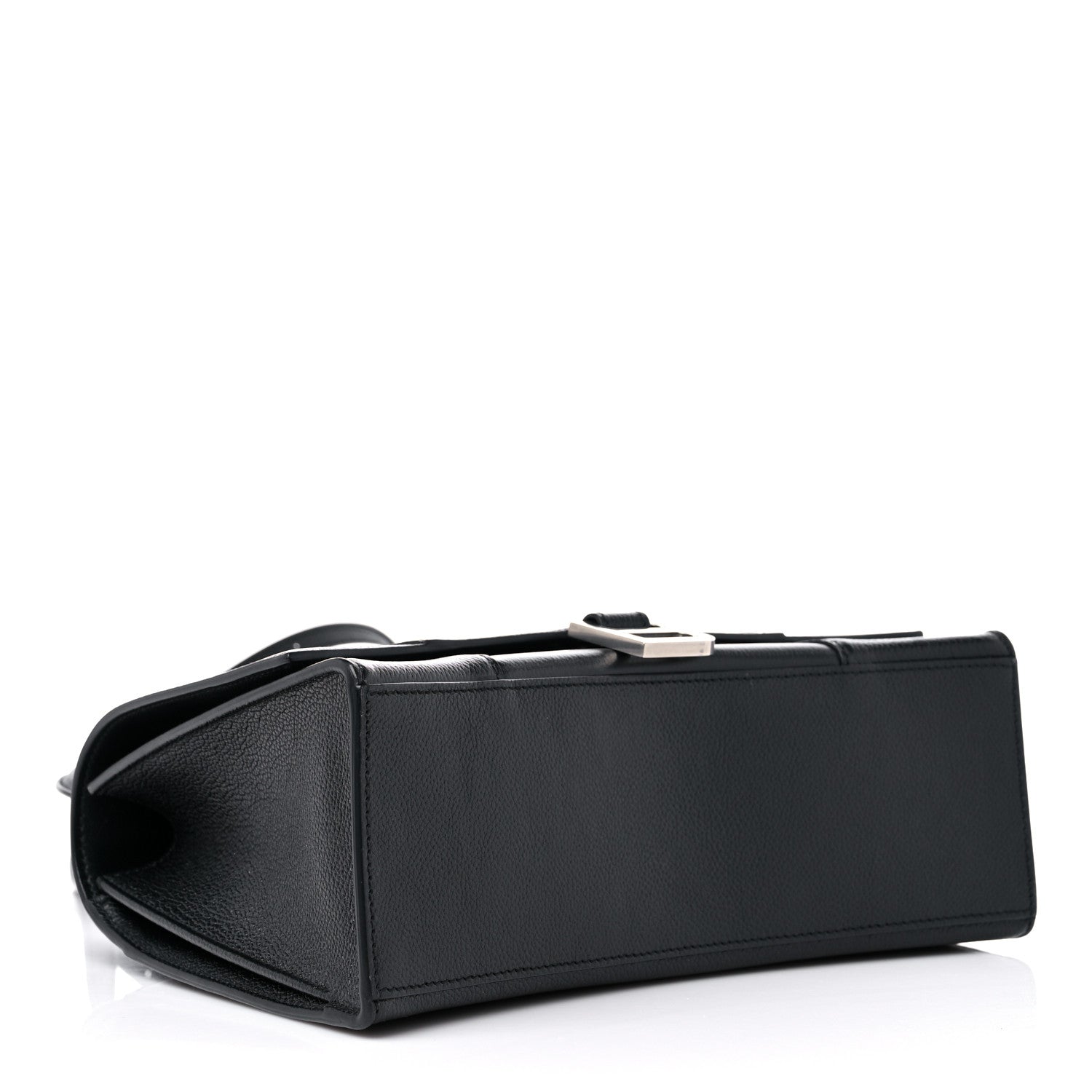 Balenciaga Grained Calfskin Medium Hourglass Top Handle Bag Black 4 of 11