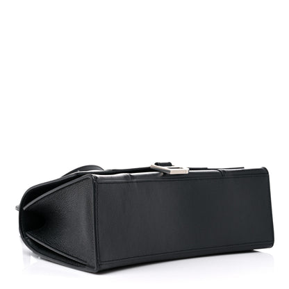 Balenciaga Grained Calfskin Medium Hourglass Top Handle Bag Black 4 of 11