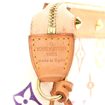 Louis Vuitton Monogram Multicolor Pochette Accessories White 6 of 13