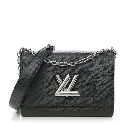 Louis Vuitton Epi Twist Shoulder Bag MM Black 1 of 8