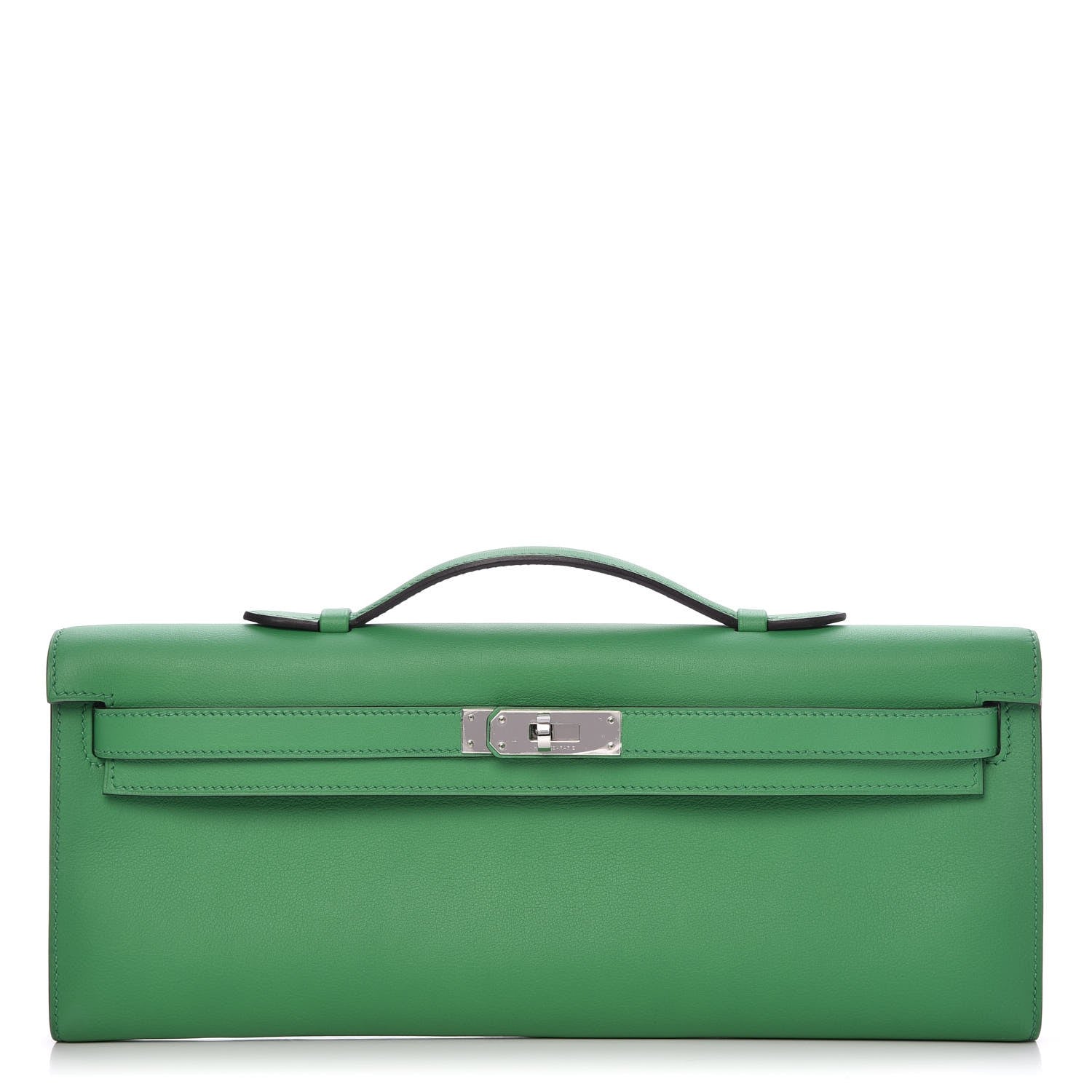 Hermes Swift Kelly Cut Clutch Pochette Bambou 1 of 17