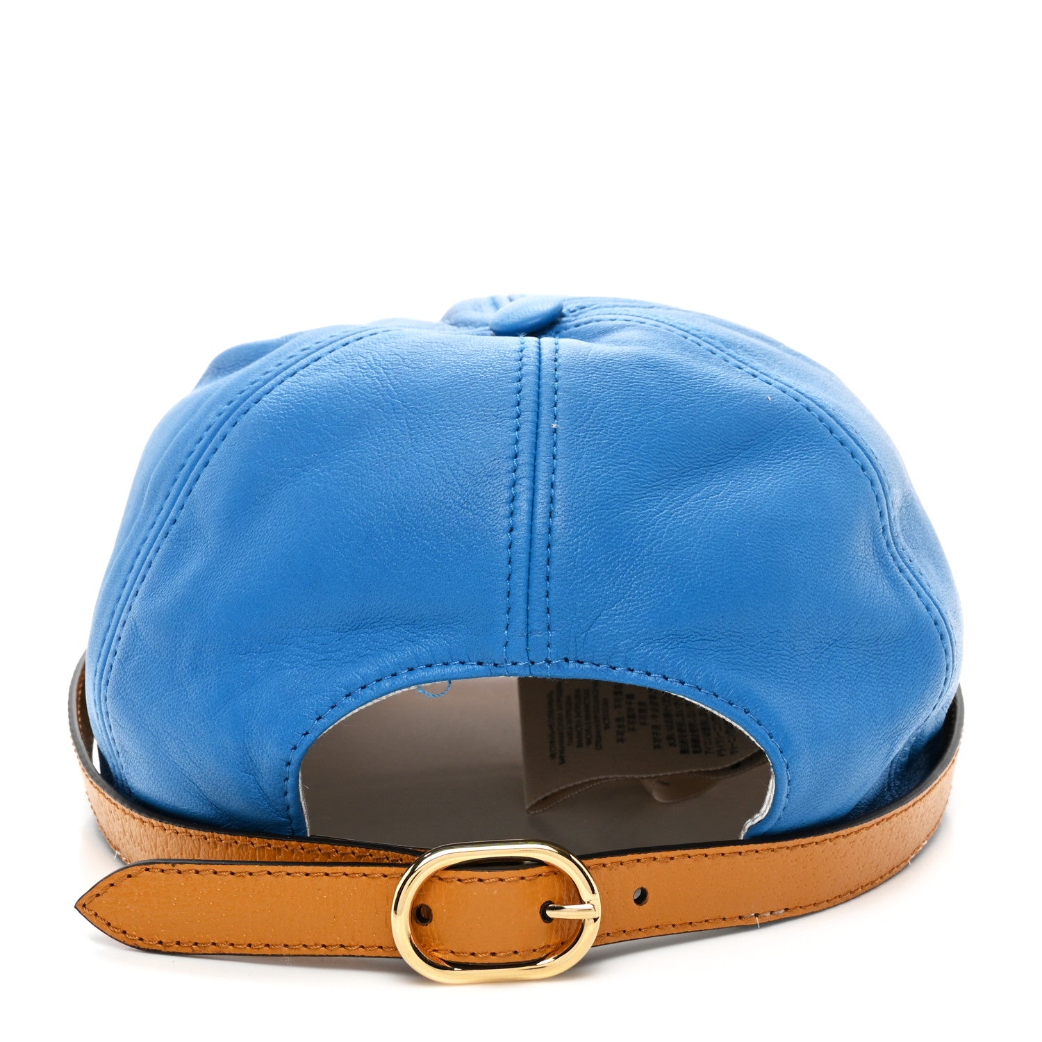 Gucci Lambskin Baseball Hat M Blue 6 of 9