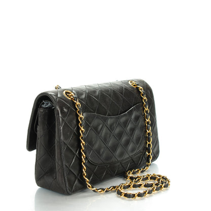 Chanel Lambskin Quilted Medium Double Flap Black 3 of 8