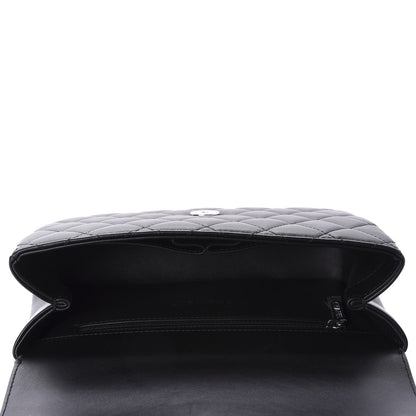 Chanel Lambskin Quilted Small CC Filigree Flap Black 5 of 13