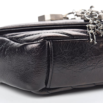 Saint Laurent Calfskin Matelassé Monogram Classic Baby Punk Chain Bag Black 9 of 10