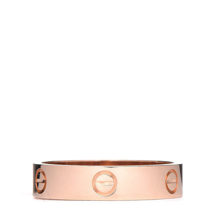Cartier 18K Pink Gold 5.5mm LOVE Ring 69 12.5 3 of 5