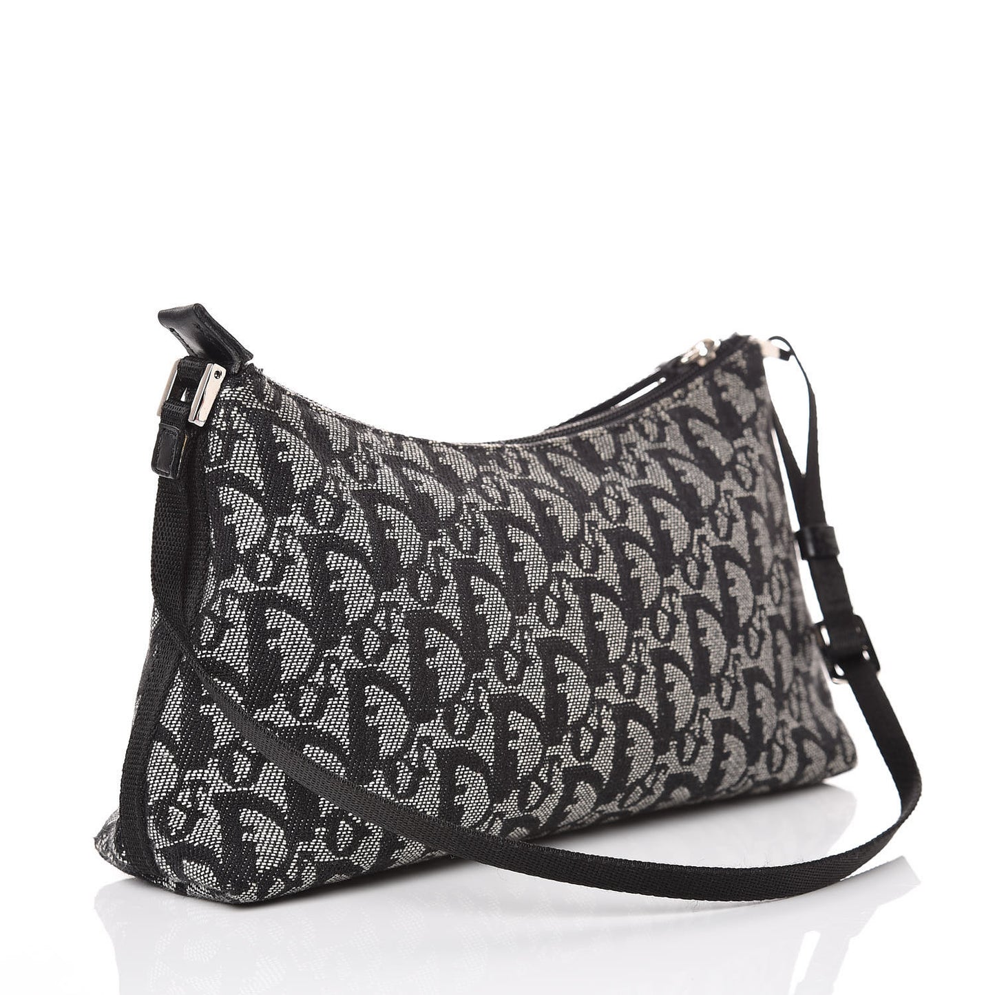 Monogram Shoulder Bag Pochette Black