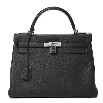 Hermes Togo Kelly Retourne 32 Black 1 of 9