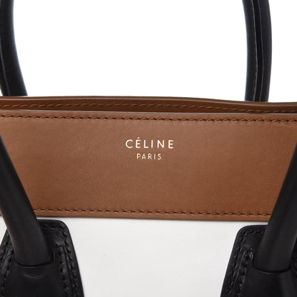 Celine Smooth Calfskin Mini Tri-Color Luggage Brown 8 of 14