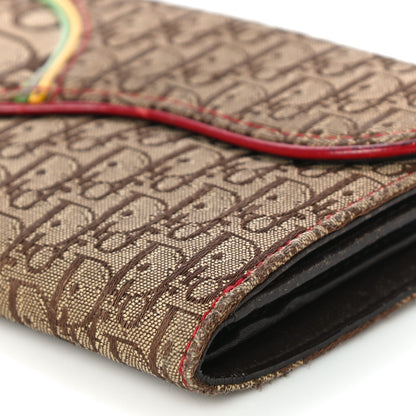 Christian Dior Monogram Rasta Saddle Wallet Beige 10 of 17