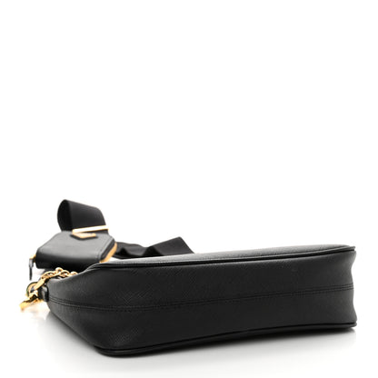 Prada Saffiano Lux Re-Edition 2005 Shoulder Bag Black 4 of 12