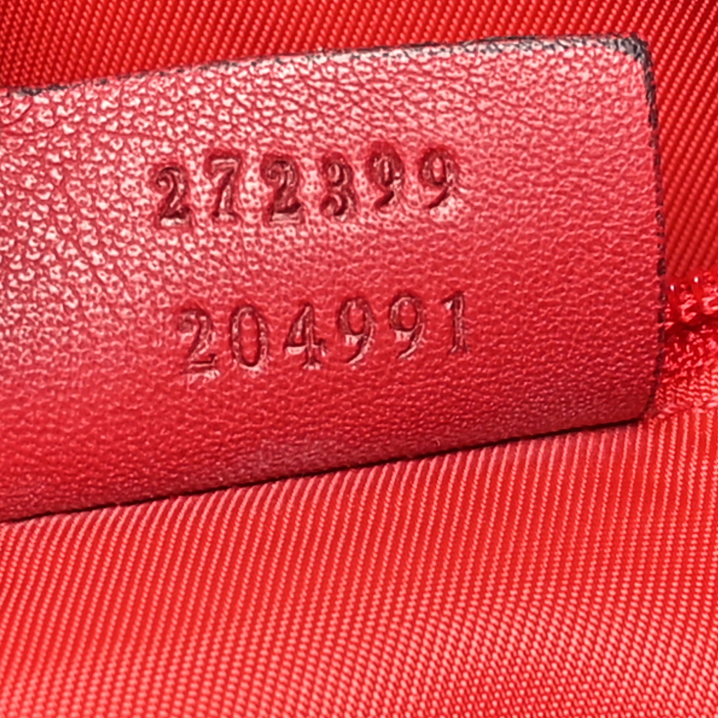 Monogram Abbey Medium Tote  Red