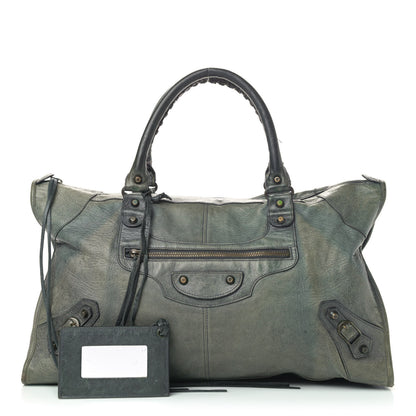 Balenciaga Agneau Classic Hardware Work Anthracite 1 of 7