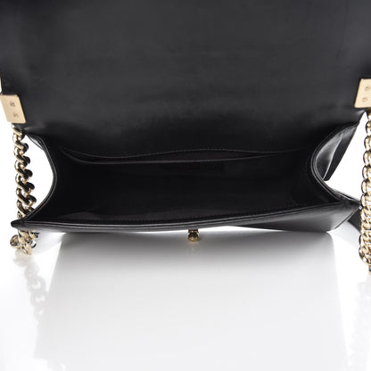 Chanel Lambskin Quilted Medium Boy Flap Black 5 of 13