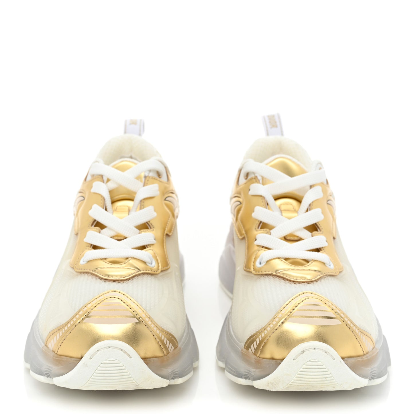 Matte Technical Fabric Mesh Dior Vibe Sneakers 38 White Gold