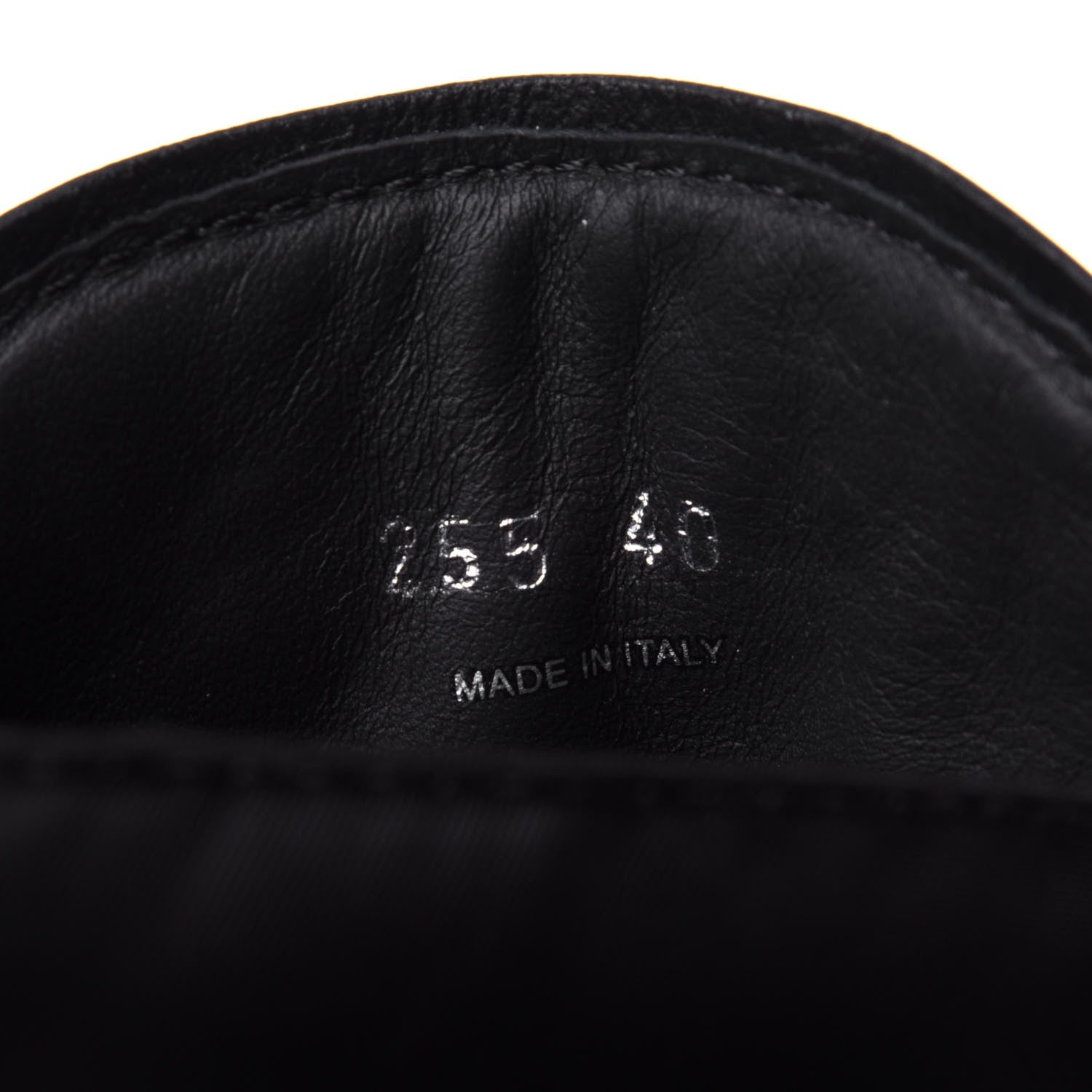 Prada Spazzolato Rois Nylon Metal Triangle Logo Monolith Pouch Pocket 55mm Boots 40 Black 10 of 11