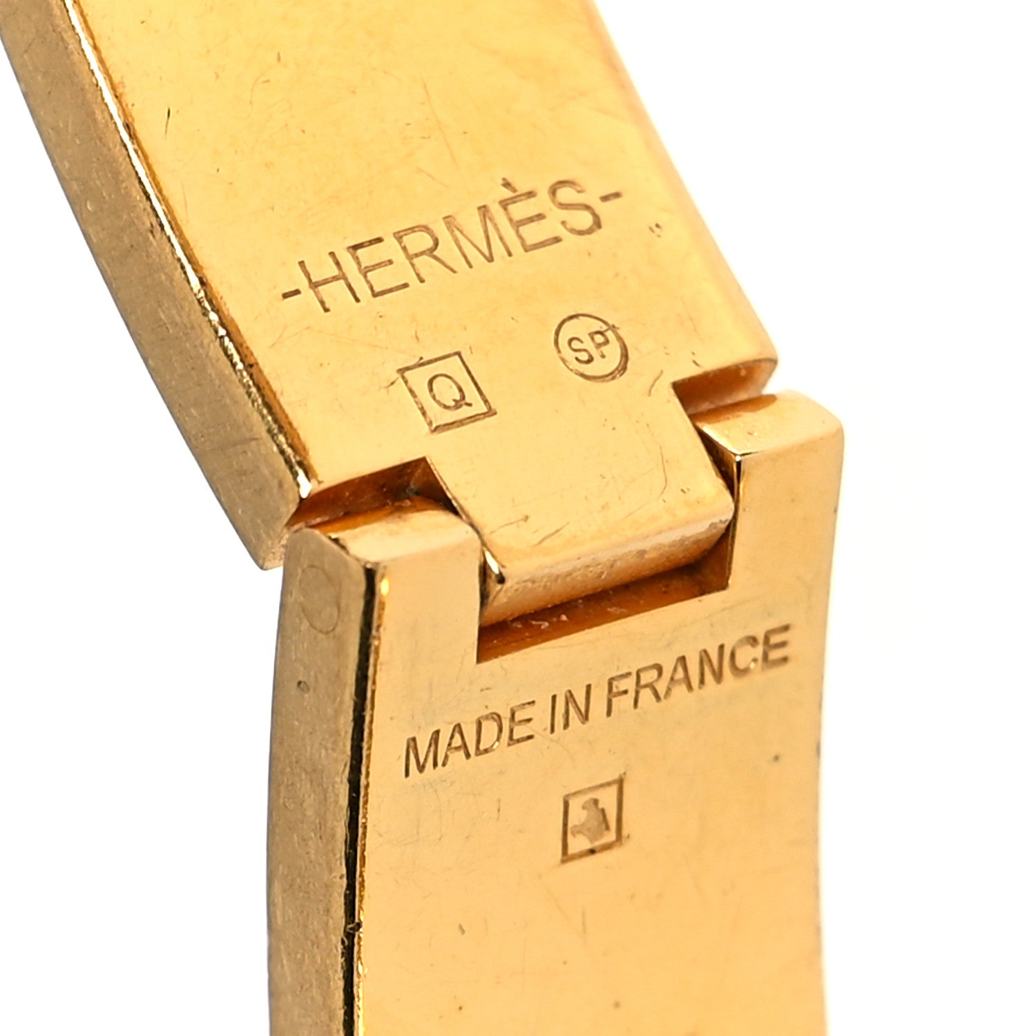 Hermes Enamel Narrow Clic Clac H Bracelet GM Rose Dragee 5 of 5
