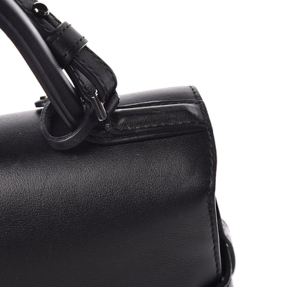 Delvaux Calfskin MM Tempete Satchel Black 7 of 10
