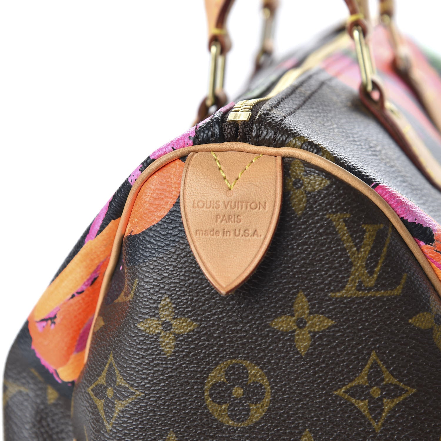 Louis Vuitton Monogram Roses Speedy 30 8 of 10