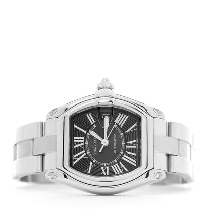 Cartier Stainless Steel 37mm Roadster Automatic Watch Black 3 of 8