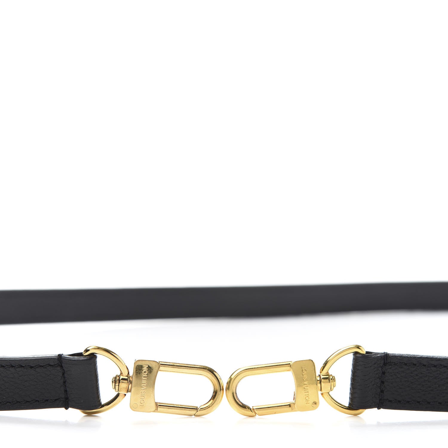 Louis Vuitton Calfskin Metis Adjustable Shoulder Strap Black 3 of 3