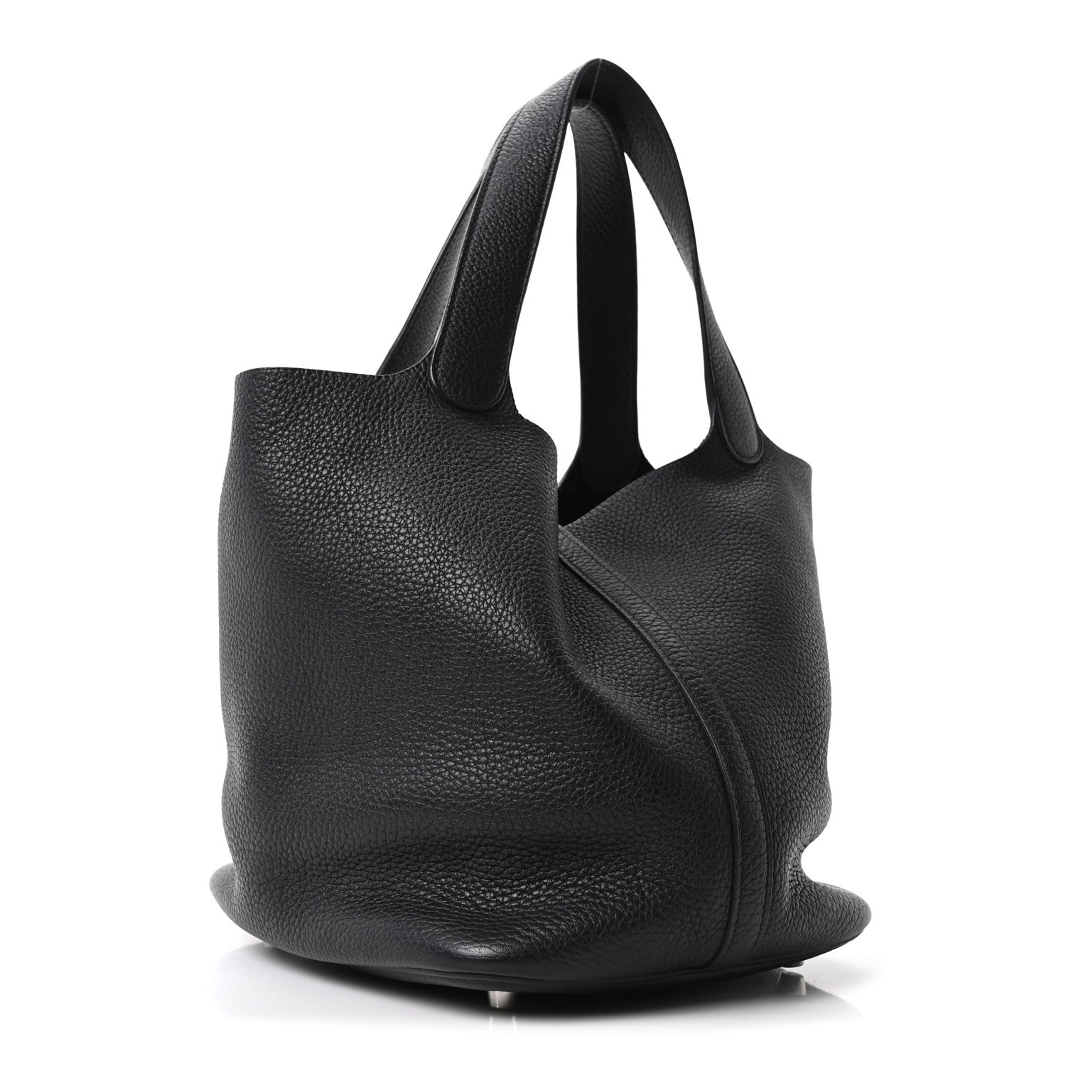 Hermes Taurillon Clemence Picotin Lock 22 MM Black 3 of 10