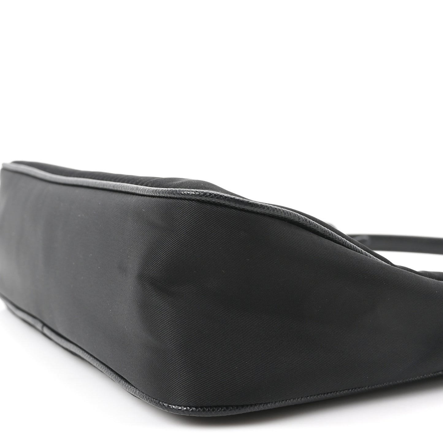 Re-Nylon Saffiano Mini Re-Edition 2005 Bag Black
