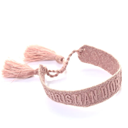 Christian Dior Woven Cotton J'Adior Friendship Bracelet Pink 3 of 4