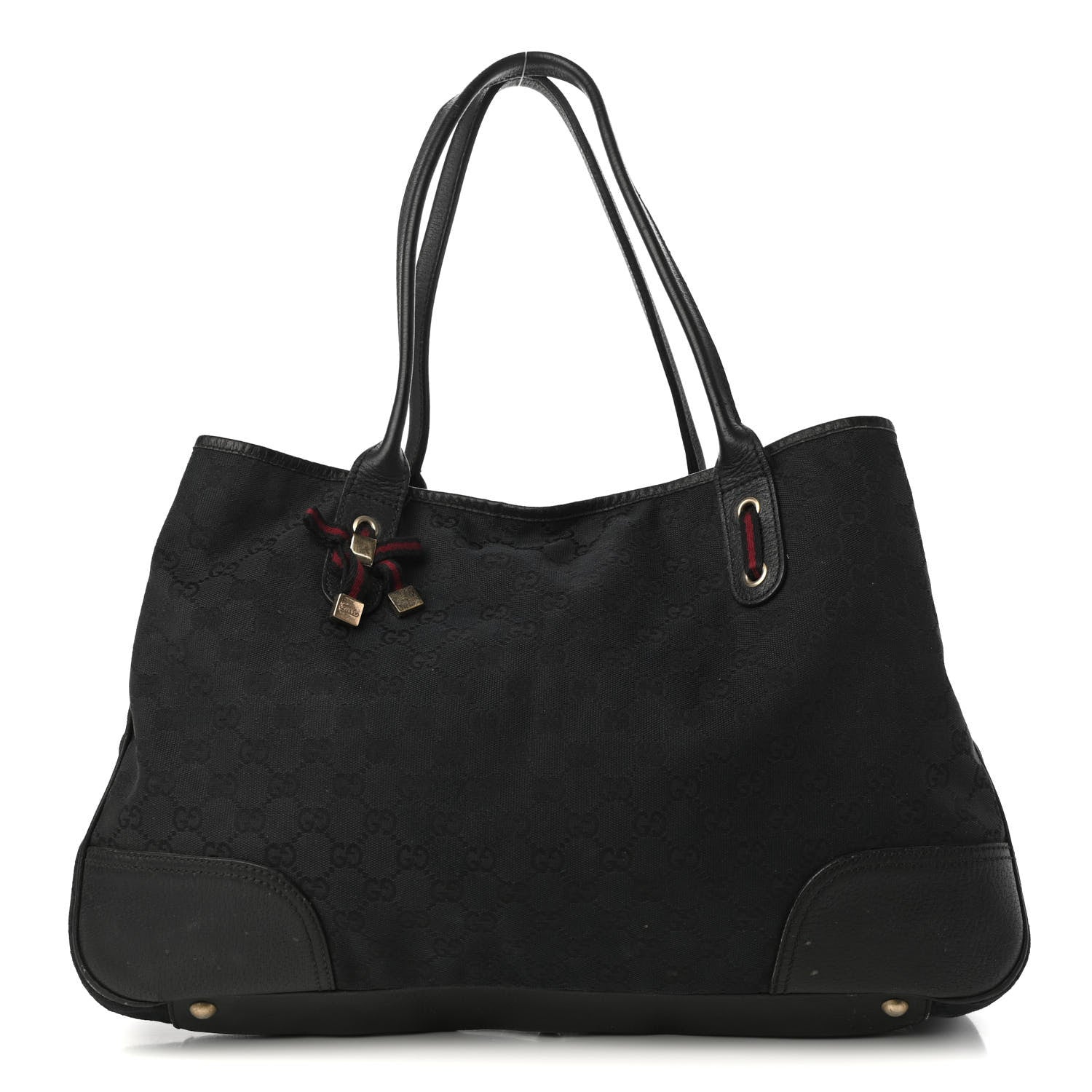 Gucci Monogram Large Princy Tote Black 1 of 10