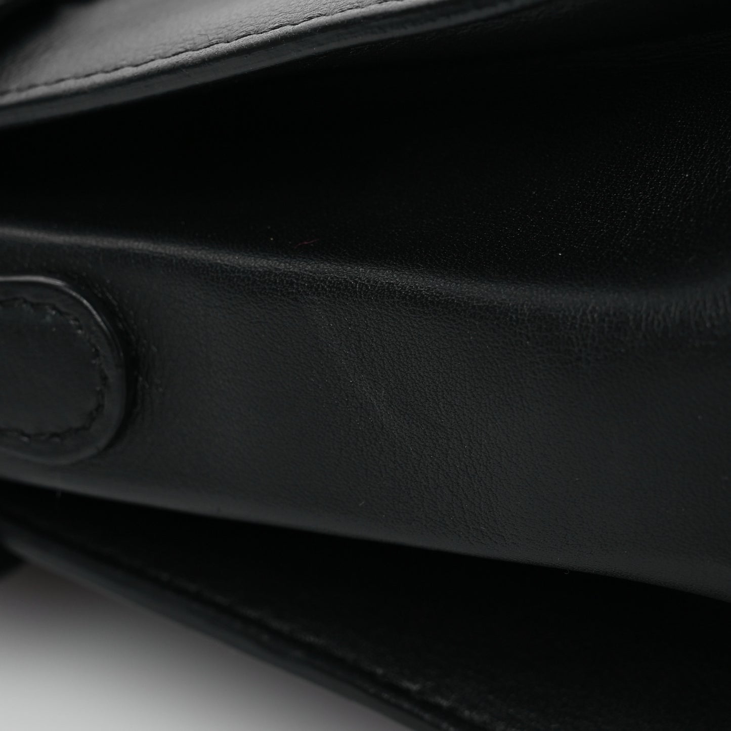 Calfskin MM Tempete Satchel Black