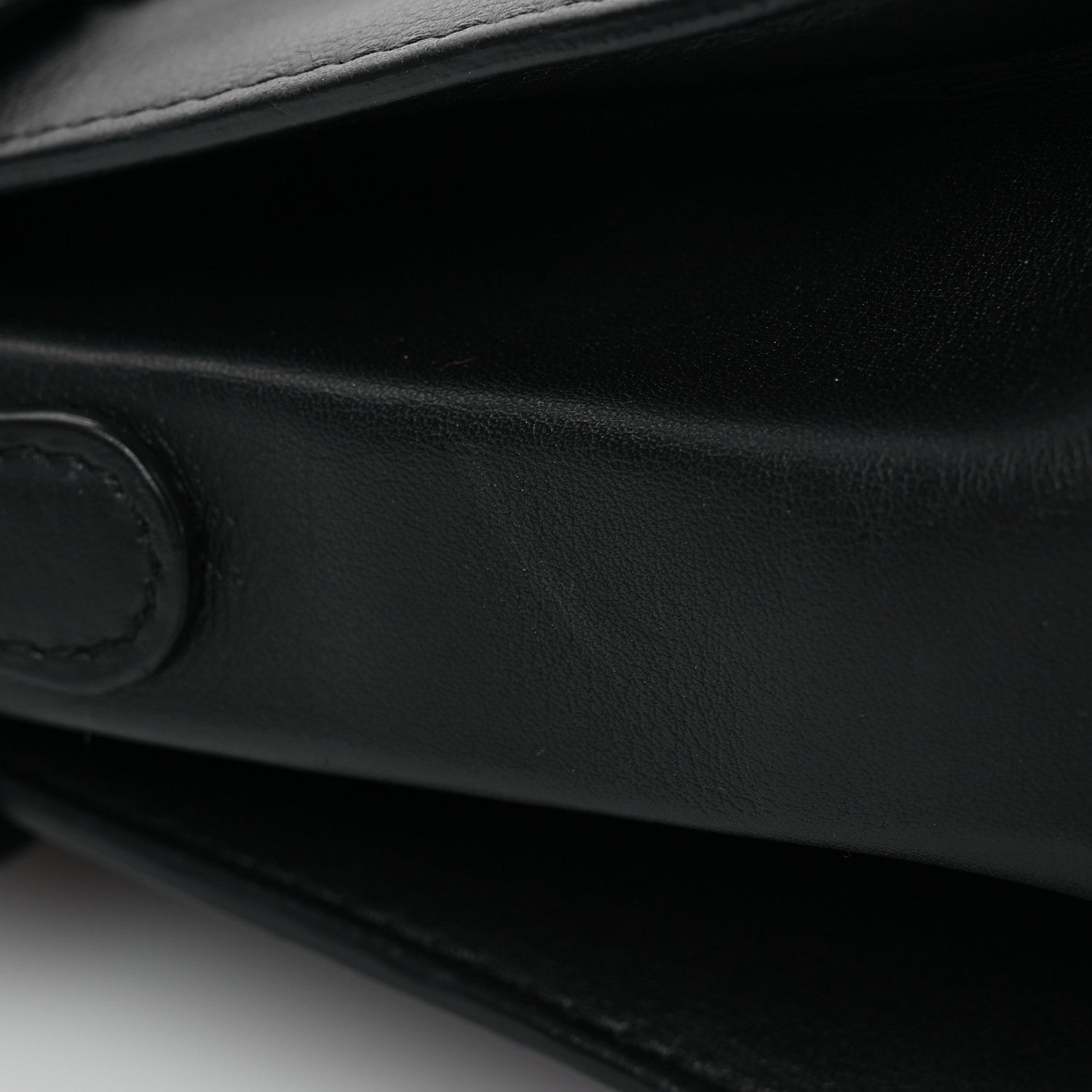 Delvaux Calfskin MM Tempete Satchel Black 13 of 14