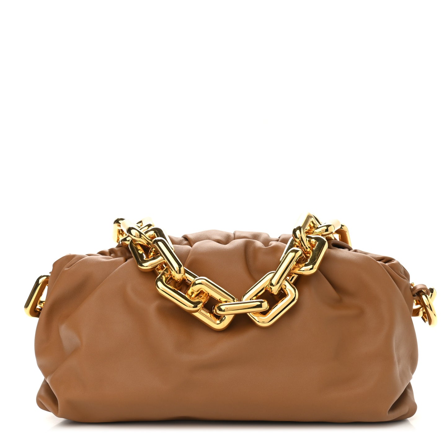 Calfskin The Pouch Chain Moutarde