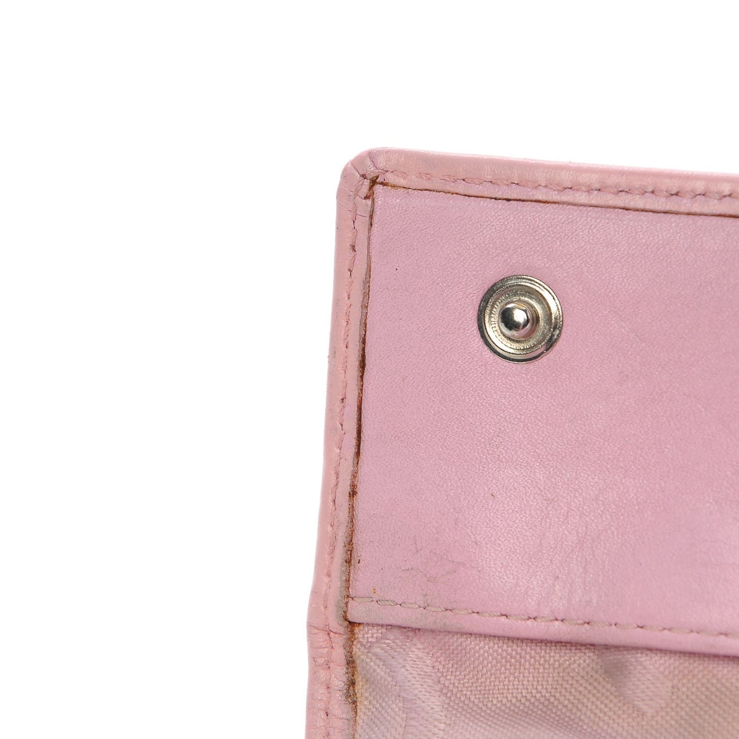 Calfskin Quilted Cambon 6 Key Holder Pink