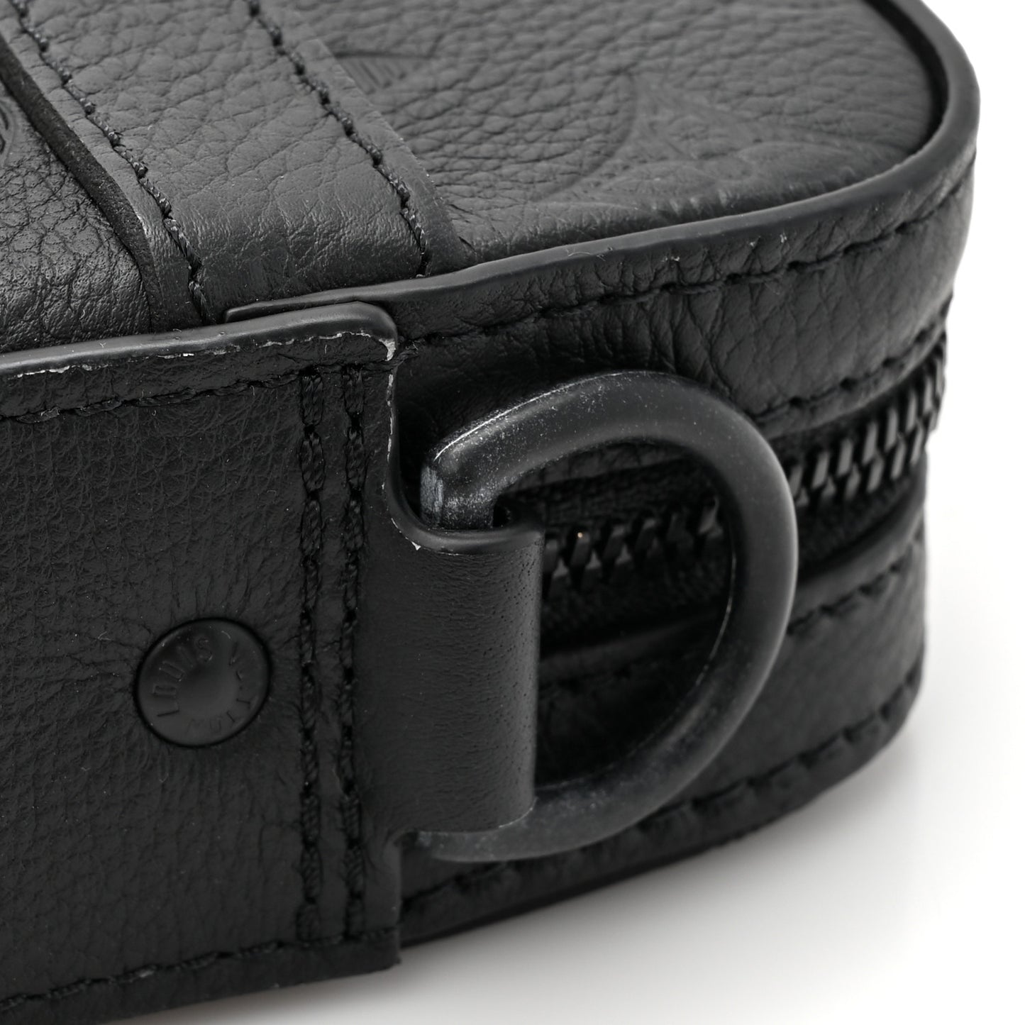 Calfskin Monogram Shadow Trio Messenger Black