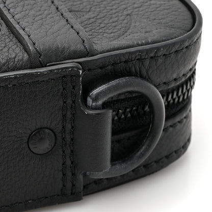 Louis Vuitton Calfskin Monogram Shadow Trio Messenger Black 13 of 13