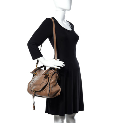 Chloe Calfskin Medium Marcie Satchel Nut 2 of 9