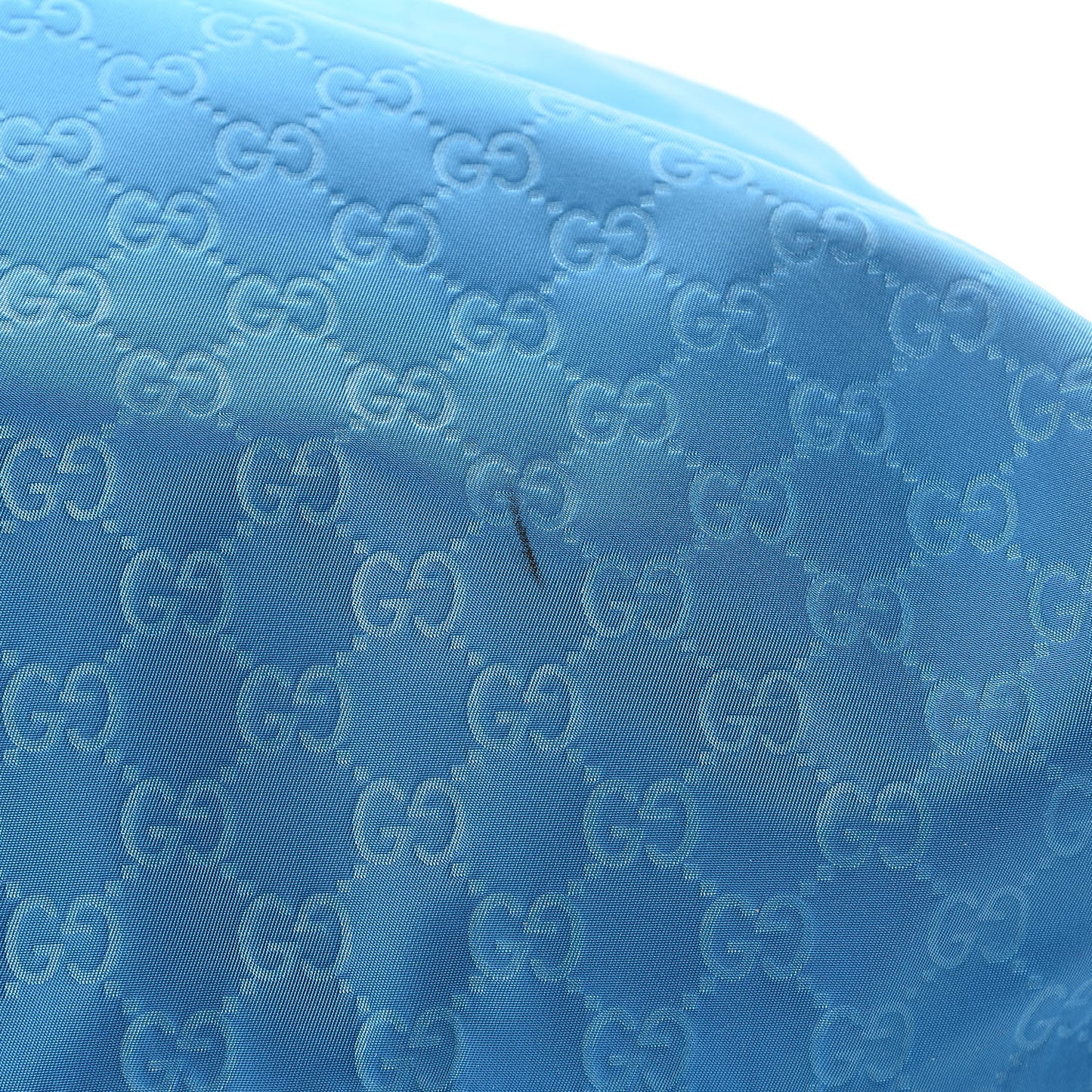 Nylon Monogram Large Tote Blue