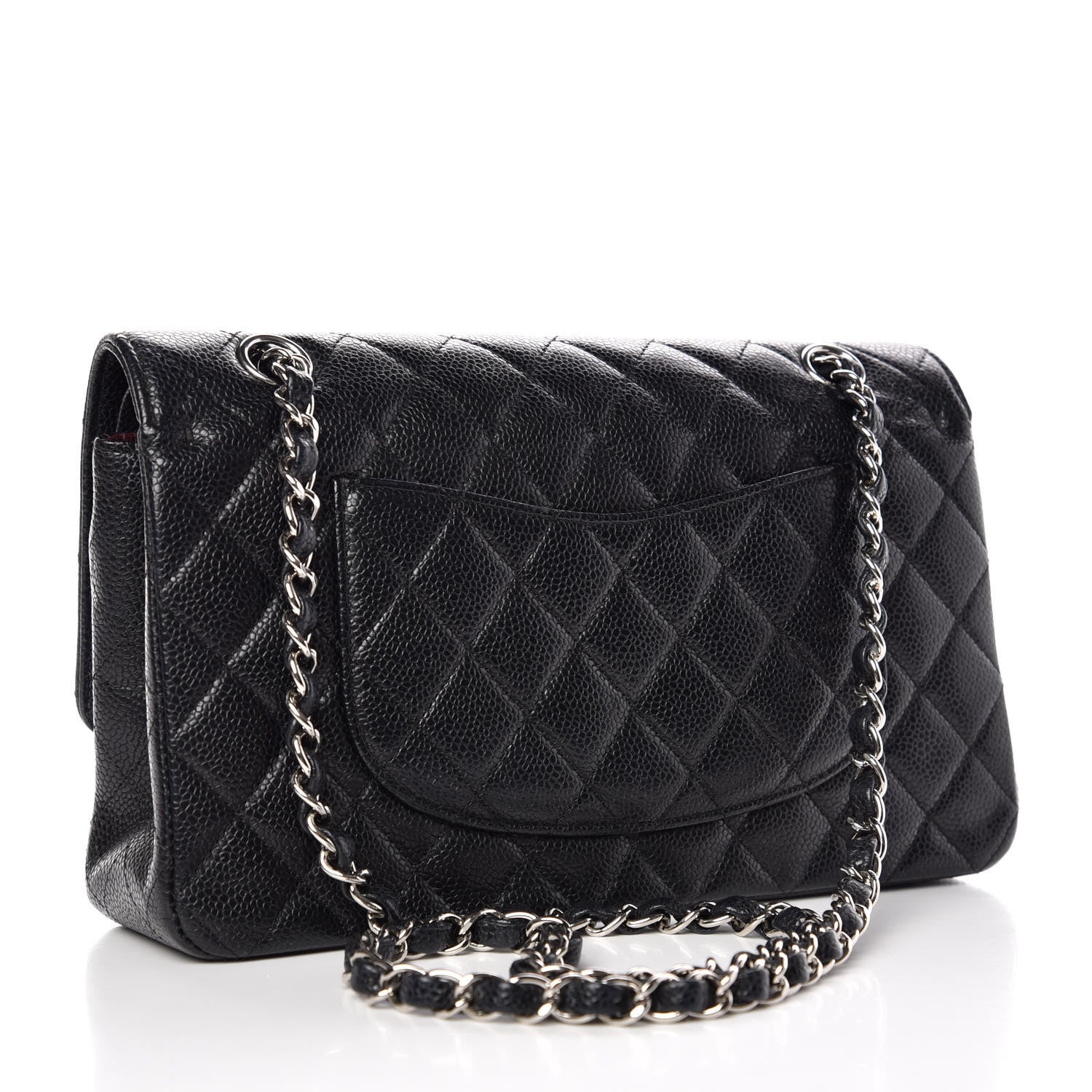 Chanel Caviar Quilted Medium Double Flap Black 4 of 11