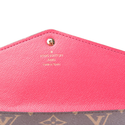 Louis Vuitton Monogram Travel Stickers Sarah Wallet 6 of 7