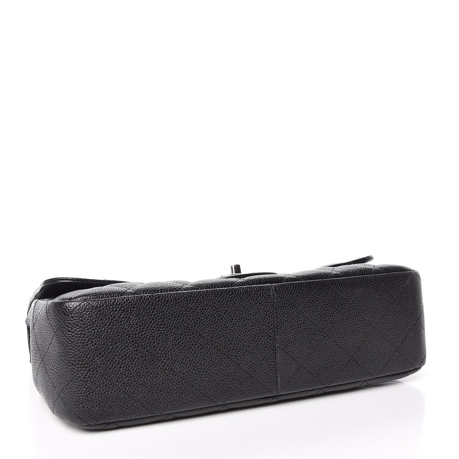 Chanel Caviar Quilted Jumbo Single Flap Black 4 of 13