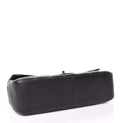 Chanel Caviar Quilted Jumbo Single Flap Black 4 of 13