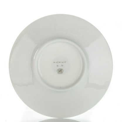 Hermes Porcelain Mosaique Au 24 Platine Tea Cup And Saucer Set Of 2 8 of 12